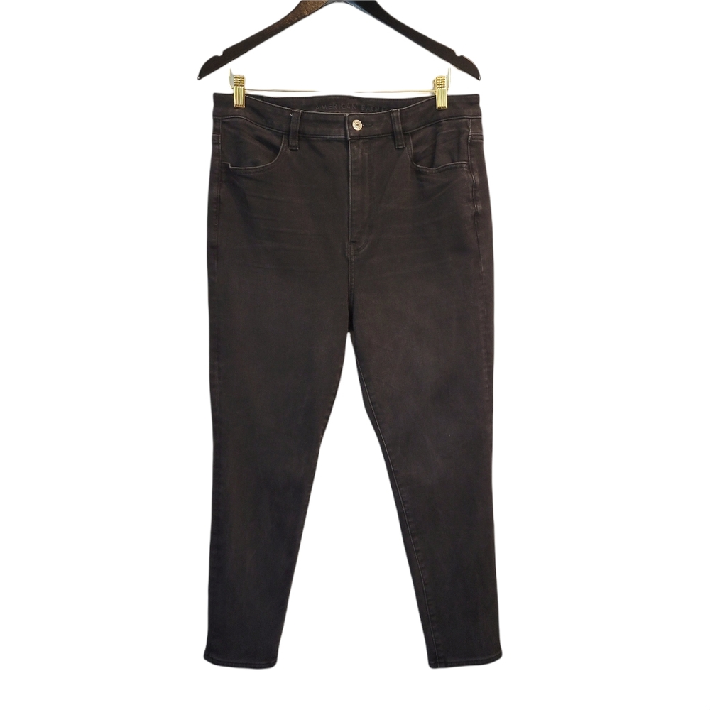 American Eagle | Highest rise Jegging Skinny Jeans Black Gray Short